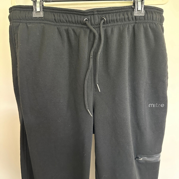Men's Mitre Black Sweatpants Size XL - Picture 1 of 8